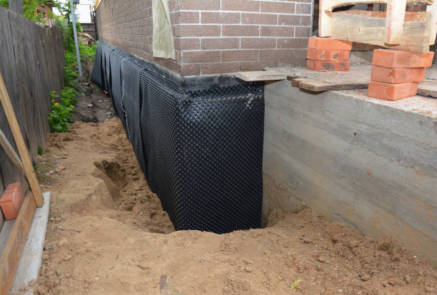 SJ Waterproofing Pros technician performing targeted Crawl Space Encapsulation assessment in North Arlington, NJ